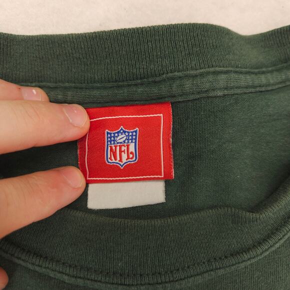 NFL Green Bay Packers Crew Neck Graphic Football Shirt Mens Size Large L Green - Picture 3 of 9